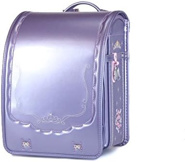 Amazon ランドセル 女の子 フィットちゃん パールフラワー ハート ティアラ 刺繍 キラキラ プリンセス お姫様 クリアファイル対応 新入学 入学祝い ラベンダー 文房具 オフィス用品 文房具 オフィス用品