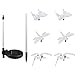 Solar Path Lights Yard Lights Led Lawn Lamp Solar Powered Outdoor Hummingbird Butterfly & Dragonfly Solar Garden Stake Light with Color Changing LED Light, 6 Pack Aunifun