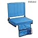 SPORT BEATS Stadium Seat for Bleachers with Back Support and Wide Padded Cushion Stadium Chair - Includes Shoulder Strap and Cup Holder
