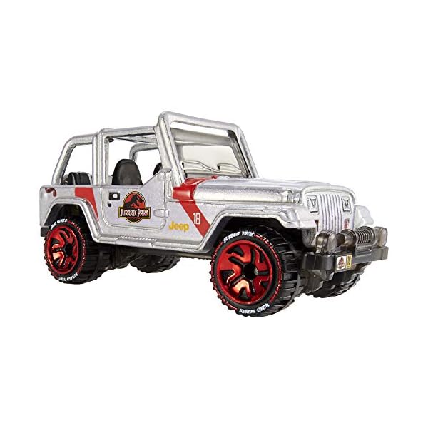 Hot Wheels FXB42 iD Die-Cast 1:64 Jurassic Park Jeep – Bild 3