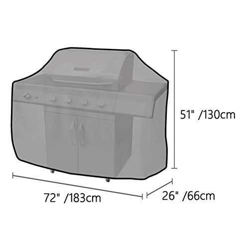 72 inch Grill Cover Waterproof Outdoor BBQ Gas Grill Cover Heavy Duty for Weber, Char Broil, Holland, Brinkmann, DCS and Jenn Air