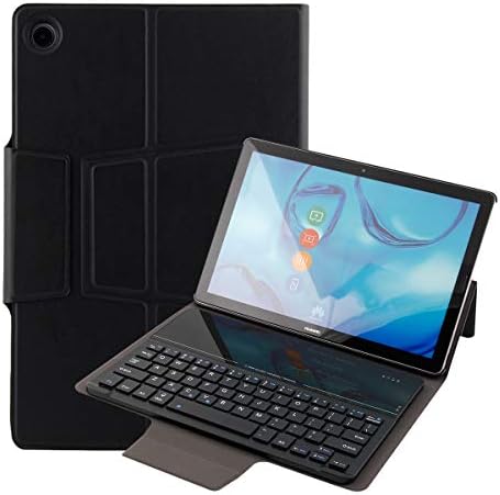 Huawei MediaPad M5 / M5 Pro 10.8" Case with Keyboard, Fusutonus Lightweight Smart Folio Shell, Detachable Wireless Keyboard, PU Leather Stand Cover for Huawei MediaPad M5 / M5 Pro 10.8" - Black