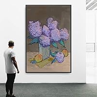 Framed Canvas Wall Art Flowers Canvas Prints Home Artwork Decoration for Living Room,Bedroom - 16x24 inches