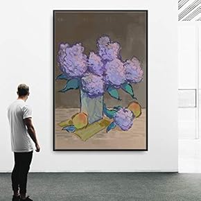 Framed Canvas Wall Art Flowers Canvas Prints Home Artwork Decoration for Living Room,Bedroom - 24x36 inches