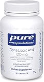 Pure Encapsulations - Alpha Lipoic Acid 100 mg. - Hypoallergenic Water- and Lipid-Soluble Antioxidant Supplement - 120 Capsules