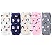 Justay 5 Pairs Womens Cute Ankle Socks Fun Novelty Animal Cat No Show Socks