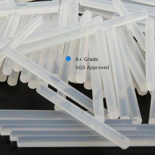 Mini Hot Glue Gun Sticks 4 in. 0.27 in. 120 Pack All Purpose Hot Melt Glue Sticks for Most Hot Melt Glue Gun Clear Hot Glue Adhesive Almost for All Materials for Kids Adults DIY Sealing Repairing