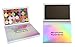 Holographic XL - 56 Pan Empty Magnetic Makeup Palette with Mirror Set for Depotting with 10pcs Metal Stickers. Silver Glitter Extra Large Magnetic Palette for Eyeshadow, Blush, Bronzer and Highlighter