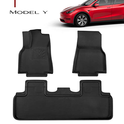 Farasla AllWeather Floor Mats for 2020 2021 2022 Tesla Model Y