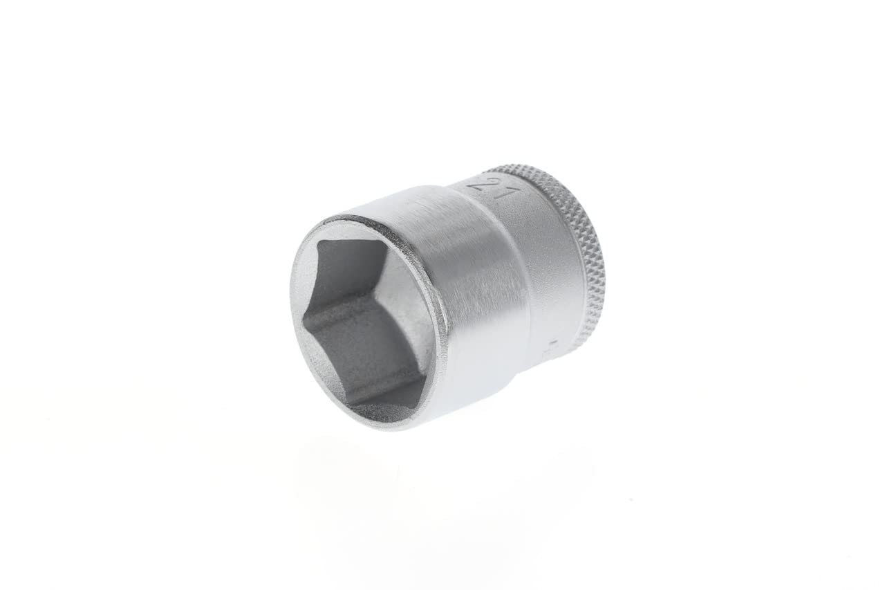 GEDORE Socket, 3/8" 10 mm drive, Hexagonal, 21 mm width, Tool, 30 21, Chrome-plated steel
