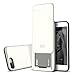 DesignSkin iPhone 8+ Sliding Card Holder Case, Extreme Heavy Duty Triple Layer Bumper Protection Wallet Cover with Storage Slot Slider for Apple iPhone 8 Plus / 7 Plus - White Pearl