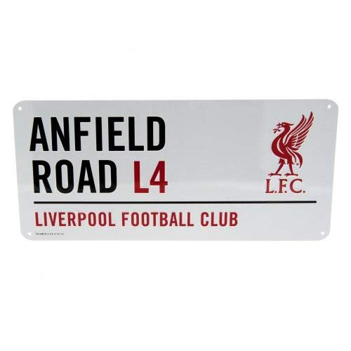 Liverpool FC Official Product Raised Street Sign LFC Liverbird 18 x 40 cms New