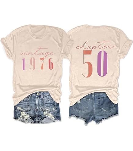 Amazon.com: Number # 76 Numbered Vintage Retro Style Birthday T