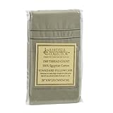 Queen Size Sage 2pc PILLOW CASES 1500 Series - Standard 20