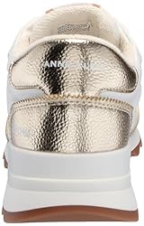 Anne Klein Women's Runner Sneaker, White Multi, 7.5 M