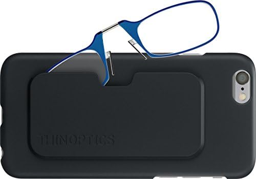 ThinOptics Slimline Iphone Case + Rectangular Reading Glasses