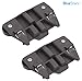 BlueStars 2 Packs W10195417 Dishwasher Lower DishRack Wheel with 𝐒𝐓𝐄𝐄𝐋 𝐒𝐜𝐫𝐞𝐰𝐬 - Fit Kenmore KitchenAid Whirlpool Dishwashers - Replaces AP6016764 PS11750057