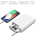10000mah Power Bank Portable Phone Charger with AirPods Charging Case Cover built-in, USB Type C Ports 5V 3A Fast Charge External Battery Compatible with AirPod 1/2, iPhone, iPad, Samsung Galaxy, more