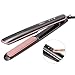 BESTOPE 1 Inch Touchscreen Hair Straightener Professional Ceramic Tourmaline Flat Iron for Hair with Temp Lock Function, Negative Ionic and Adjustable Temperature for All Hair Types
