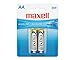 Maxell 723407 Ready-to-go Long Lasting and Reliable Alkaline Battery AA Cell 2-Pack with High Compatibility