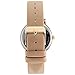 WRISTOLOGY Olivia Womens Gold Dots Wrist Watch Sand Tan Brown Leather Band