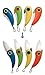 Unique Bird Folding Handle Survival Hunting Knife Kitchen Tool Colorful Vegetable Knives 4 Piece Premium Ceramic Camping Knives Set (4 Color)