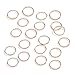 Braid Rings for Hair and Dreadlocks, 20 pieces of Gold Loops Jewelry