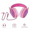 Kids-Headphones-Riwbox-CS6-Lightweight-Foldable-Stereo-Headphones-Over-Ear-Corded-Headset-Sharing-Function-with-Mic-and-Volume-Control-Compatible-with-iPadiPhonePCKindleTablet-PurplePink Riwbox Kids Headphones, CS6 Lightweight Foldable Stereo Headphones Over Ear Corded Headset Sharing Function with Mic and…