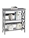 Convenience Concepts Oxford 3 Tier Bookcase, Gray