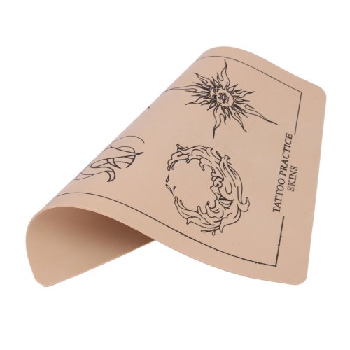 5 x Sheets of Assorted Mixed Designs Tattoo Tattooing Practice Skins for Needle Machine Supply 8 X 6 Inch - Thumbnail 7