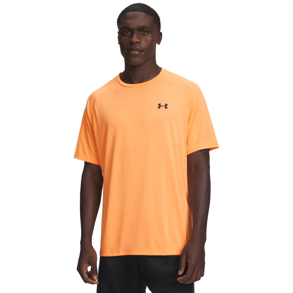 Under Armour Men's Tech 2.0 Short-Sleeve T-Shirt, (870) Orange Bloc / / Black, Small Image