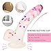 Confetti Silicone Crystal Clear Dildo - Adult Sex Toys 7.87 Inches Realistic Dildo with Powerful Suction Cup, Waterproof & Skin-Friendly Material G-Spot Vaginal Lifelike Dildo