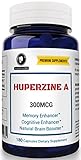 Huperzine A 300mcg 180 capsules, Nootropic Brain Booster Supplement, for Memory & Focus. 300 Mcg of Huperzine A, The Powerful and Natural Mental Booster. A massive 6 month Supply.