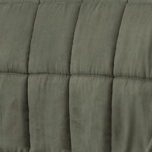 EDDIE BAUER – KING COMFORTER SET, MICROSUEDE BEDDING WITH SOFT SHERPA REVERSE, 3 PIECE BED SET WITH MATCHING PILLOWCASES (SHERWOOD GREEN)