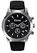 Kteta Men's Watch Leather Chronograph Sports Quartz Analog Wrist Watches Black Band