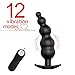 PNBB Anal Sex Toy Vibrating Anal Plug and Prostate Massager,Anal Trainer Butt Plug - 12 Stimulation Modes Vibrator - for Men, Women or Couples