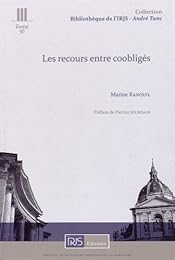 Les  recours entre coobligés