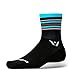 Swiftwick Aspire Stripe Four Sock: Black/Blue MD