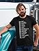 Tstars Funny Gifts for Beard Lovers Beard Scale Bearded Shirt Dad Beard Men T-Shirt X-Large Black