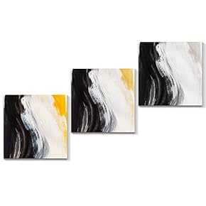signwin 3 Piece Canvas Wall Art Abstract Color...