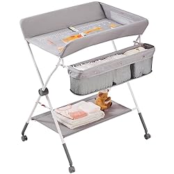 VEVOR Baby Changing Table, Folding Diaper Changing
