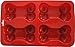 K9 Cakery Bone Silicone Cake Pan, 9 by 5.75-Inch, Red