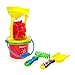 Beach Toys KAWO Fun Sand toys in Mesh Bag , Bucket, Tools, Shovel, Rake,Easy Carry and Store More Fun for Boys, Girls & Toddlers