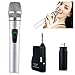 Xingma 6.35mm Interface UHF Rechargeable Handheld Wireless microphones for Singing,Wedding and Seminars