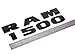 Aimoll 2pcs Dodge Ram 1500 emblems Nameplate,3D ABS Stickers Decals Nameplates Auto Emblem Badge Decal For Dodge (Glossy Black)