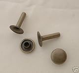 Tandy Leathercraft Large Antique Brass Rapid Rivets 100 Pack 1275-15