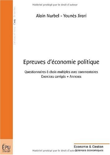 Épreuves d'économie politique