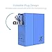 iXCC 20W Dual USB Ports Wall Charger High Speed Charging Travel Charger for iPhone 7 / 6s / Plus, iPad, Galaxy, LG, Nexus and More - Blue