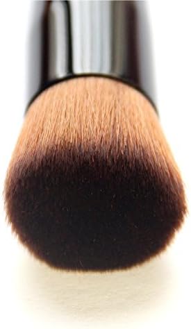 Professional Face Cosmetic Liquid Powder Foundation Concave Makeup Brush (Round)