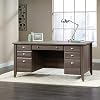 Sauder Shoal Creek Executive Desk, L: 65.12″ x W: 29.29″ x H: 30.55″, Diamond Ash Finish
